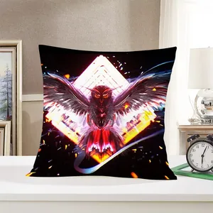 CLOOCL Owl 3D Printed Cushion Removable Pillow Casual Sofa Supplies Office Throw Pillowslip