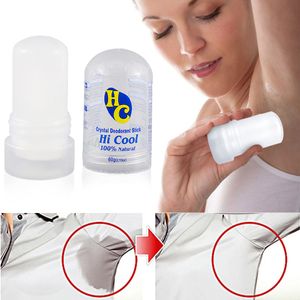 60G Désodorant Crystal Stick Stick Corps Sous-armineux Removant Odeur Antiparant pour hommes et femmes Hommes Stick Désodorant