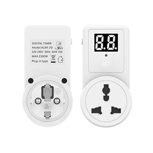 Timers Digital Countdown Timer Switch EU Socket Universal Plug-In Time Control Phone Battery Electric Car Charge