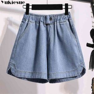 Harajuku Vetement Femme Summer Womens Denim Shorts Jeans Donna Abbigliamento Allentato Ropa Mujer Short Plus Size Jean 210611