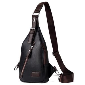 Luxurys Male Cross Bags Leather Shoulder Messenger Men Sling Bröstpaket Crossbody Bag för Kvinnor Bälte Handväska