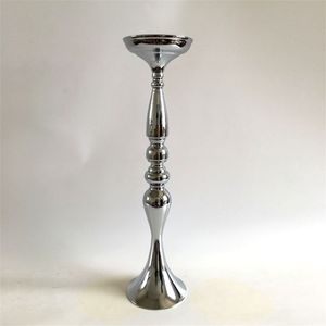 50cm Height Metal Candle Holder Candle Stand Wedding Centerpiece Flower Rack Road Lead gold and silver R2