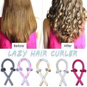 36 Colors Heatless Hair Curlers, No Heat Silk Curls Headband Soft Foam Hairs Rollers, Curling Ribbon