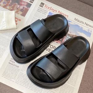 여름 신발 여성 여성 슬리퍼 간결한 혼란 에스테르 팜므 플랫폼 플랫폼 Peep Toe Ladies 슬라이드 패션 야외 8787