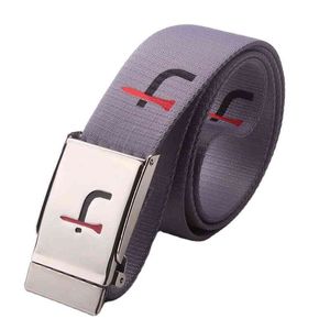 Customized high quality heat transfer printed polyter belt reflective for men