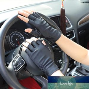 Bil körhandskar sommar anti-uv handskar kvinnor män halvfinger handskar tunn svett absorption andningsbar glidande enhet vantar fabrikspris expert design kvalitet