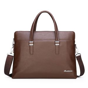 Men's Soft PU Leather Business Shoulder Handbags Fashion Crossbody Man Official Bag Male Laptop Briefcase HandBag