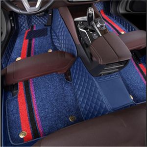 Specializzato nella produzione di BMW m1 m3 m5 x6m m4 m6 tappetino per auto di alta qualità su e giù due strati di coperta in pelle materiale insapore non tossico