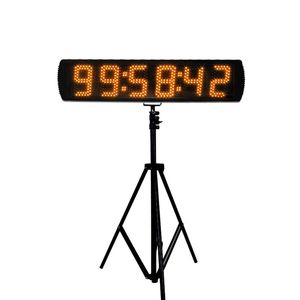 Zegar ścienny Wysokiej jakości zegar wyścigu 5 -calowy LED Digital Sports Sport Harming Electronic Countdown