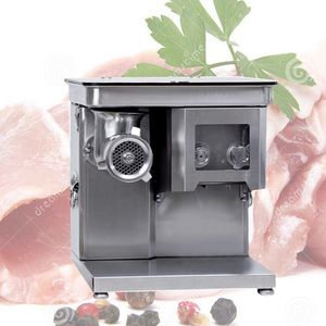 Máquina de corte de carne de aço inoxidável de aço inoxidável de mesa comercial