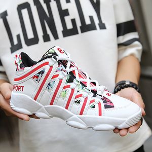 2022 Men's high-top running shoes men women sports black white red blue casual thick-soled lovers sneakers trainers