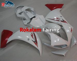 Road Bike Fairings For Yamaha YZF R1 YZF-R1 2009 2010 2011 YZF1000 R1 09 10 11 White Red Aftermarket Bodyworks (Injection Molding)