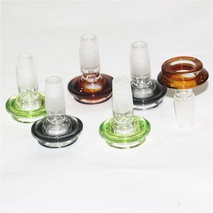 Atacado Mobius 14mm 18mm masculino duplo camadas de vidro tigelas fumar tigela peça acessórios tabaco vidro bongs Óleo de plataformas de água tubos