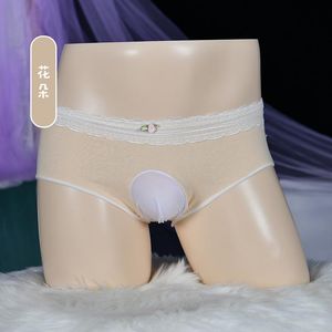 Wholesale cute briefs for sale - Group buy Underpants Men s Egg wrapped Briefs Sexy Lace Edge Bowknot Cute Comfortable Elastic Breathable Underwear