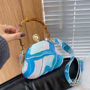 Moda PU Couro Cruz Ombro Strap Ladi Ladi Bags Mulheres Mini Seco Sublimação Bolsa em branco