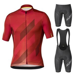 Maglia da ciclismo professionale Set Maglia da ciclismo sportiva traspirante Team Racing Abbigliamento da ciclismo da uomo Maglia da bici corta