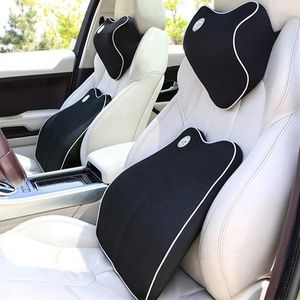 Auto Kissen Hals Kopfstütze Memory Foam Auto Sitz Kopf Taille Unterstützung Zurück Kissen Sets Fahrer Rest Massage Zubehör Kissen/dekorative