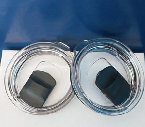 30オンスの20オンスの磁気蓋磁石透明蓋カバーカービールマグスプラッシュスピルプルーフカバーステンレススチールタンブラーカップ