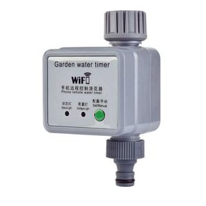 WiFi Irrigation Controller Plant Watering System Utomhus Trädgård Självvatten Timer Device Drip Bevattningssystem Hem Trädgårdsarbete 210622