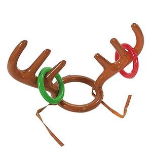 Brinquedos de Balão inflável de Chifre de Elk Brinquedos Beach Kids Moose Antlers Cabo Cere Cabeça Forma Ferro Ferro para jogos ao ar livre Decoração de Natal