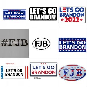2022 FJB Paper Sticker Låt oss gå Brandon Cup Car Knapsack Klistermärkear Vuxna Barn Dekorera Toy 3 5kd H1