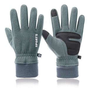 Winter Velvet Thicker Cycling Sports Driving Non-slip Warm Gloves Touch Screen Glove for Men and Women