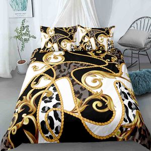 Arrivo Biancheria da letto di lusso Set trapunta Covers Cover Duvet King Size Dimensioni Queen Dimensioni Comforter Set 2 / 3PCS Tessuto in microfibra 201127