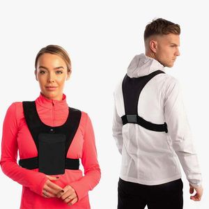 Laufende Weste-Tasche mit reflektierender Streifen Neopren-Handy-Clip-elastischer einstellbarer Gürtel geeignet für Männer und Frauen