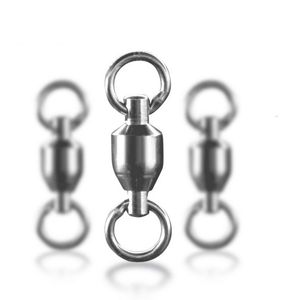 2021 Single Melt Ring Swivel High Speed Fishing Ball Bearing Metal Stainless Steel Fishings Tackle New Arrival