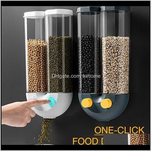 Hushållningsorganisation hem GardenInsect-Proof Rice Container Organiser Cereal Dispenser Storage Box Tank Grain Moisture-Proof Kitchen Bo