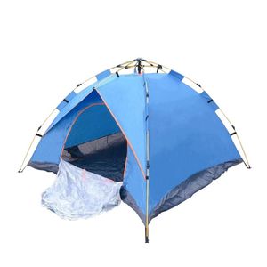 Wholesale tents types resale online - Tents And Shelters Outdoor Supplies Double layer Camping Tent People Automatic Spring type Quick opening Sunscreen Rainproof Windproof