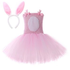 Wholesale bunny tutu dress for sale - Group buy Pink Bunny Girl Costume Toddler Kids Rabbit Tutu Dress Outfits for Baby Girls New Year Birthday Dresses Easter Holiday Clothes