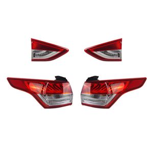 フォードエスケープkuga 2013-2016 Taillights LED DRL信号走行灯の霧の天使の目後部駐車場