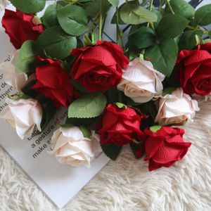 Bruiloft Feestartikelen Fake Rose Flowers Home Decoraties Kunstbloem Bruidsboeket voor vrouwen