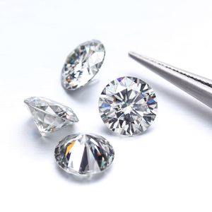 6.0mm 0.8ct Round Shape Brilliant Cut GH Moissanites Loose Stone for Engagement Ring Jewelry Making