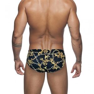 Låg midja push pad sexig badkläder män simma trunks snabb torr sommar bikini baddräkt simma briefs baddräkt beachwear män shorts