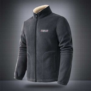 Giacca imbottita in cotone da uomo con collo alto autunno e inverno Casual 's 211220