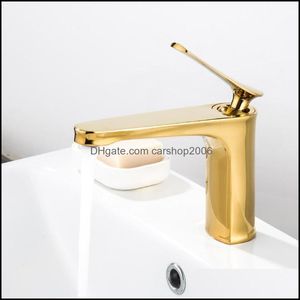 Bathroom Sink Faucets Faucets, Showers & As Home Garden Faucet Solid Brass Basin Cold And Water Mixer Tap Single Handle Deck Mounted Brushed