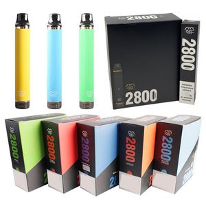 Authentic Puff Flex Disposable E cigarettes 2800 Puffs Vape Pen 10ml Pre-filled Pods Cartridge 1500mAh Battery Vaporizer bars plus xxl bang max flow air bar lux