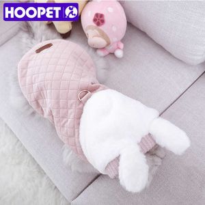 HOOPET Warm Cat Clothes Winter Pet Puppy Kitten Coat Jacket Hoodies For Small Medium Dogs Cats Chihuahua Clothing Costume 211007