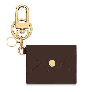 Classic Brand Keychain Wallet Luxury Designer Women's Coin Purses Famous Design Old Flower Female Purse Clutch Bags Key Wallets