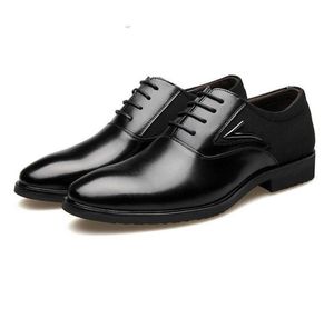 Mężczyźni Oxford Wydruki Classic Style Sukienka Buty Skórzane Czarne Brązowe Czerwone Lace Up Formalna Moda Biznes