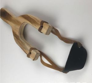 Wooden SlingShot Borracha Corda Tradicional Ferramentas de Caça Crianças Ao Ar Livre