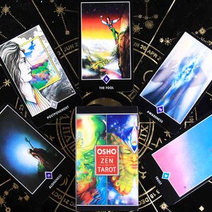 Osho Tarot s The Transcendental Of Zen 79 Deck für Anfänger, Wahrsagerei, vollfarbiges Kartenspiel, Brettspielzeug