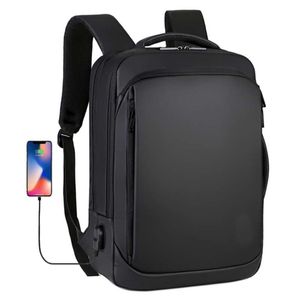 15,6 polegadas laptop mochila mens business caderno mochila impermeável back pack USB carregamento bag bagpack masculino mochila 210929