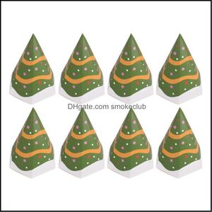 Wrap Event Festive Home & Garden20Pcs Eve Packaging Gift Box Candy Container Christmas Party Supplies (Green) Drop Delivery 2021 Dpmta