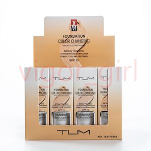 TLM Foundation The temperature-changing complexion Liquid Face Makeup Girl Beauty Waterproof Foundations Epacket Ship