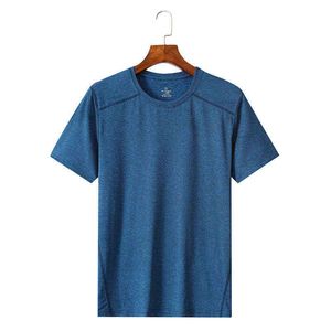 MrMT 2022 Brand New Summer Men's Camiseta T-shirt de mangas curtas de secagem rápida para macho com topos de colarinho respirável Round-Collar Tshirt G220223
