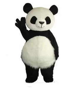 Traje de mascote de fábrica novo traje de panda mascote de fábrica traje de mascote de urso panda gigante