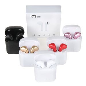 Słuchawki Bluetooth I7S TWS Słuchawki 5 Kolory BT5.0 Bezprzewodowe słuchawki douszne douszne Earbuds z pakietem detalicznym